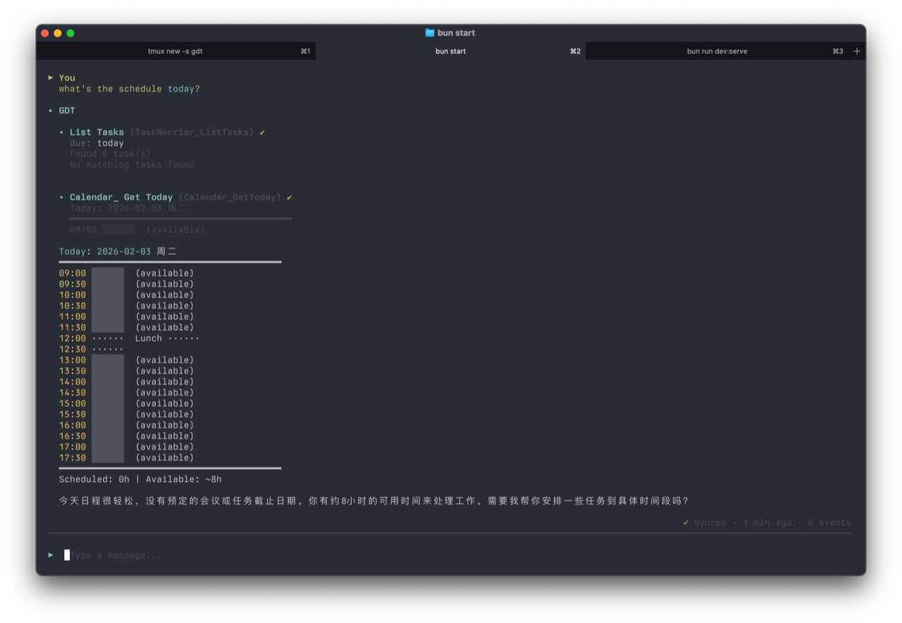 GDT Terminal UI